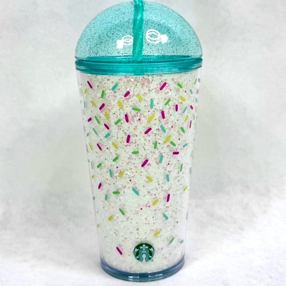 Starbucks Other - Starbucks Limited Edition Birthday Cake Dome Lid Cold Cup Tumbler 16oz NWOT